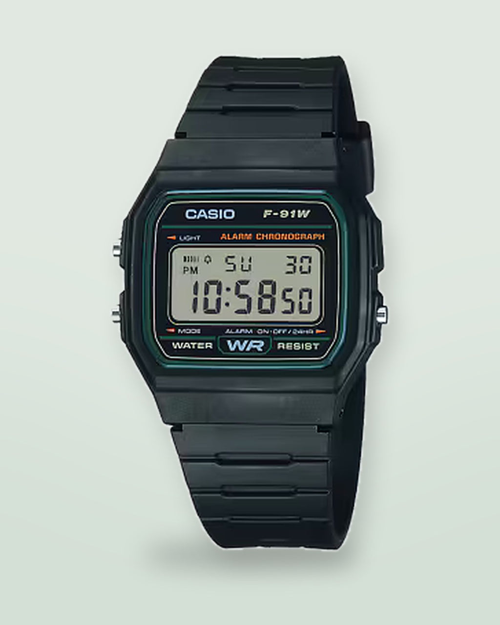 Casio F-91W-3 Deep Forest