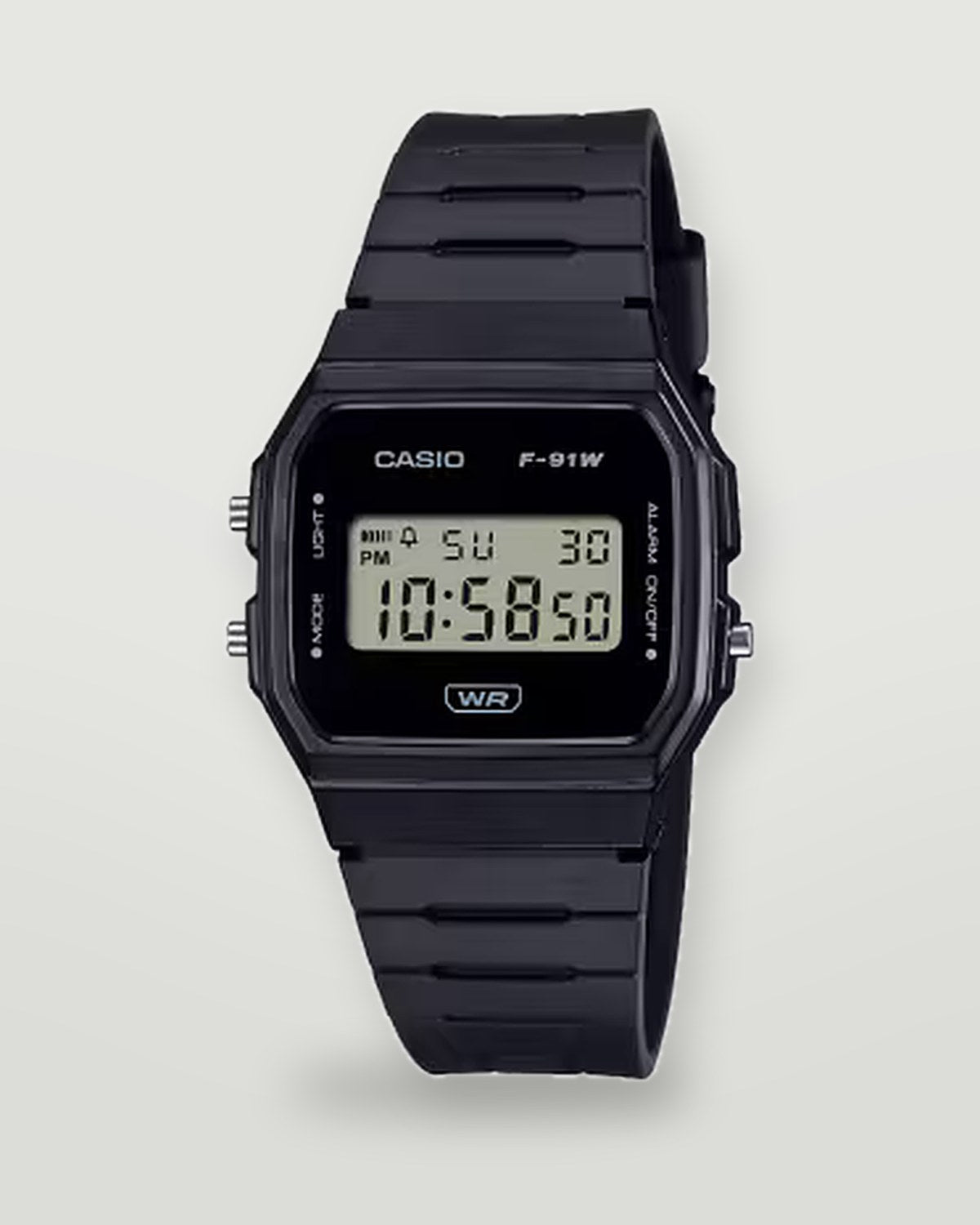 Casio F-91WB-1 Stealth Black