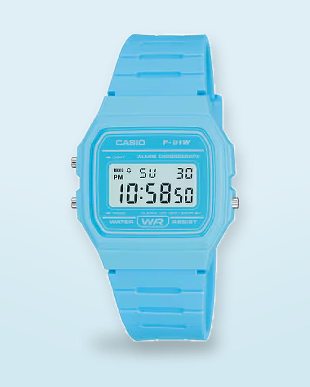 Casio F-91WC-2 Sky Blue