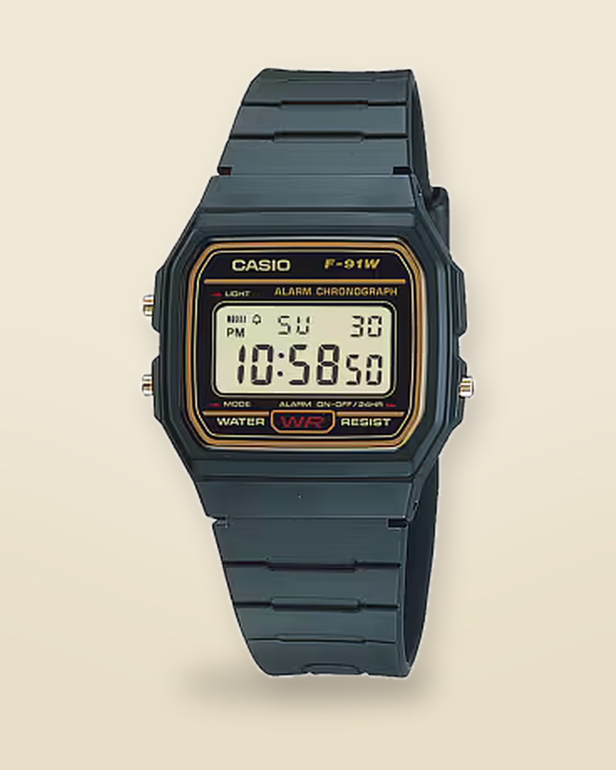 Casio F-91WG-9 Black & Gold